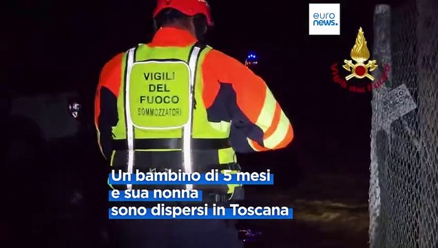 Maltempo in Toscana, violento nubifragio nel livornese: dispersi un bimbo di cinque mesi e la nonna