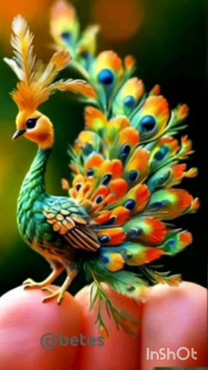 Beautiful Small peacock