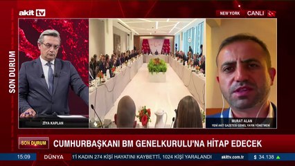 Yeni Akit Gazetesi Genel Yayın Yön. Murat Alan Cumhurbaşkanının ABD temaslarını değerlendirdi