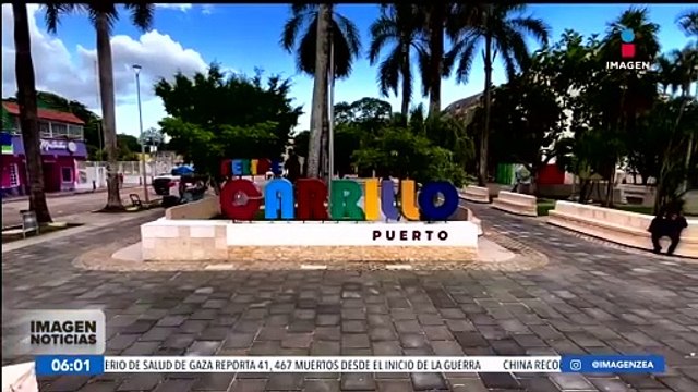 Emiten alerta azul por el ciclón tropical Nueve en Quintana Roo