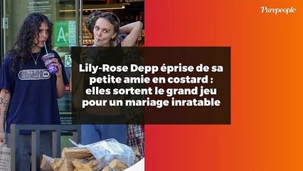 Lily-Rose Depp éprise de sa petite amie en costard : elles sortent le grand jeu pour un mariage inratable