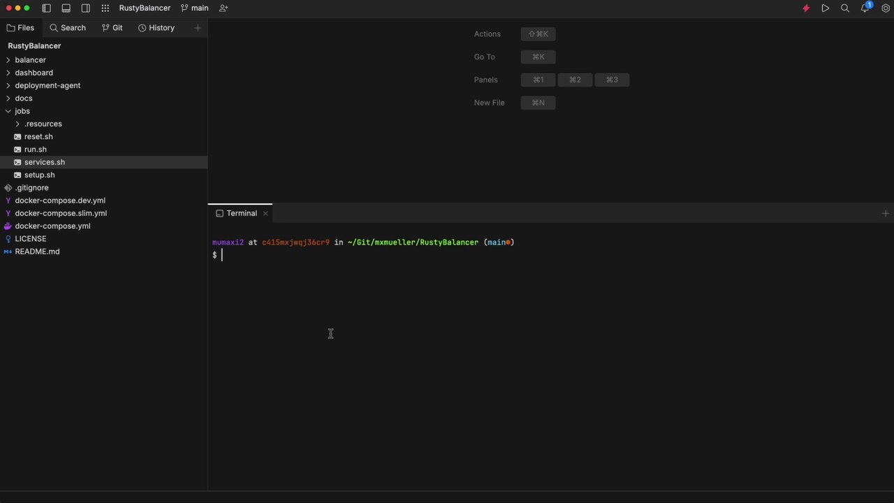 RustyBalancer | Setup