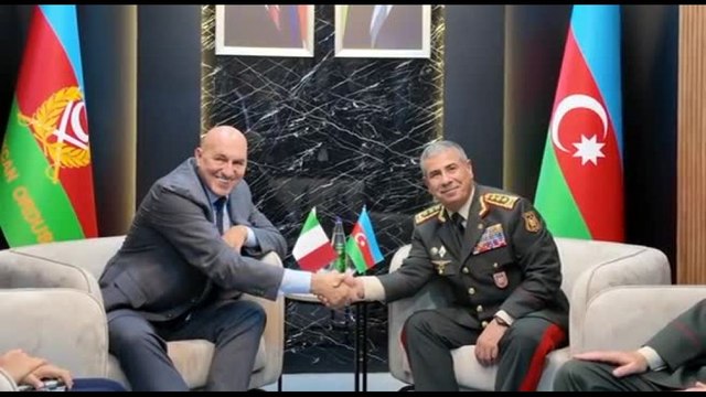Difesa, Crosetto in Azerbaigian: focus su relazioni bilaterali