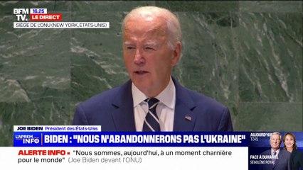 "Une guerre totale n'est dans l'intérêt de personne", déclare Joe Biden à propos de la situation entre le Liban et Israël