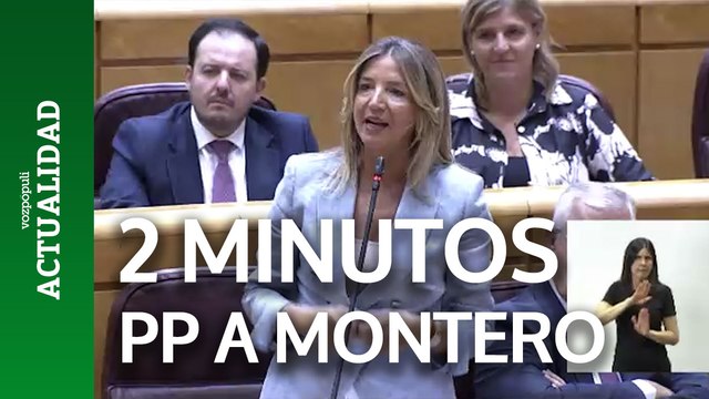 Los dos minutos de Alicia García (PP) contra la ministra Montero: Ministra de la censura, de la bula y del bulo