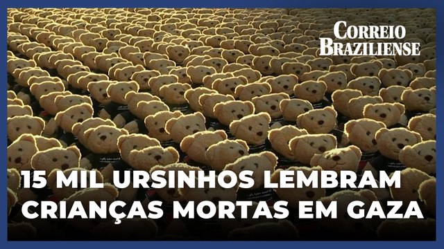 Artista homenageia crianças mortas em Gaza com instalação: Não sou apenas um número