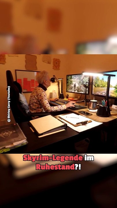 88-Jährige verabschiedet sich von einer Million Fans auf YouTube und dem Rollenspiel Skyrim
