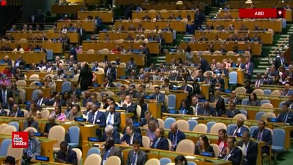 BM Genel Kurulu'nda konuşan Cumhurbaşkanı Erdoğan: Gazze'dekiler insan değil mi