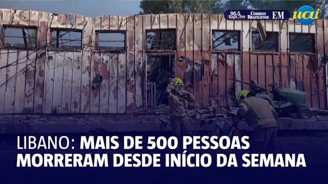 Israel faz dois ataques seguidos no Libano e deixam mais de 500 mortos