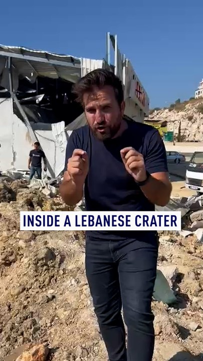 Inside a Lebanese crater
