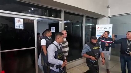 Ricardo Ramírez del Cid llega a los juzgados por lavado de activos