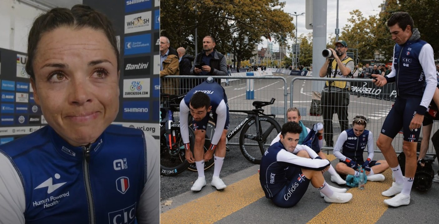 Cyclisme - UCI World Championships Zurich 2024 - La France 4e du relais mixte - Audrey Cordon-Ragot : "J'étais hors sujet... je m'en veux et je m'excuse"