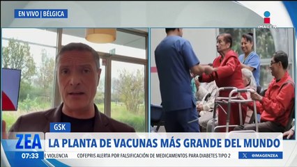Paco Zea visita la planta de vacunas más grande del mundo