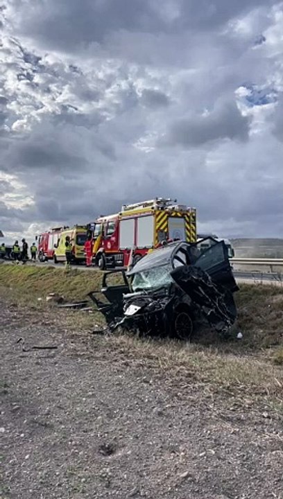 Accidente múltiple en la N-122