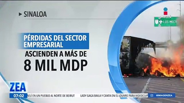 Violencia en Sinaloa dejaría 8 mil mdp de pérdidas en el sector empresarial