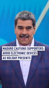 President Maduro urges Venezuelans to avoid electronic gifts this Christmas, warning of potential dangers after recent explosions in Lebanon. Beware of cell phones and electronics. #maduro #musk #venezuela #lebanon #pagers #israel #middle #east Hash