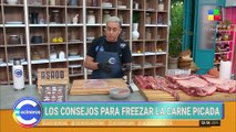 Los consejos Marito, tu carnicero amigo, para freezar la carne picada