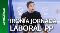 Errejón ironiza con que Feijóo se abra a la jornada laboral de 4 días