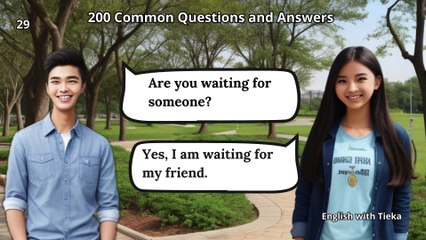 200 Q&A in the Present Continuous Tense Part 3