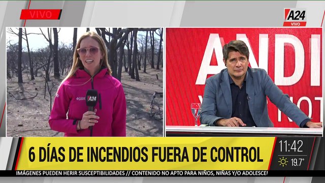 INFIERNO EN LAS SIERRAS: EVACUADOS, CASAS ARRASADAS Y ANIMALES MUERTOS