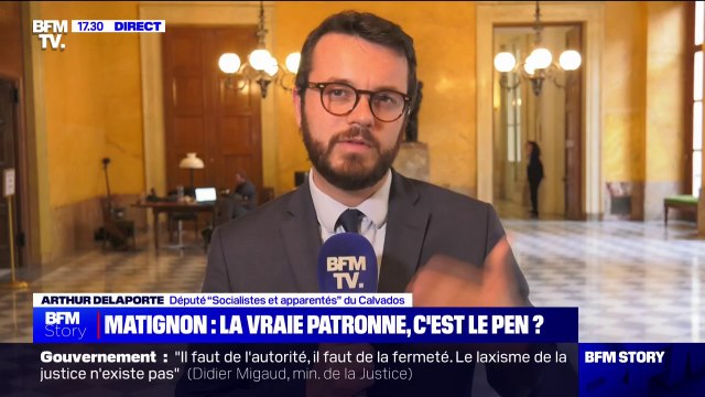 Recadrage d'Antoine Armand au sujet du RN: Marine Le Pen se comporte en Première ministre bis , déclare Arthur Delaporte (PS)