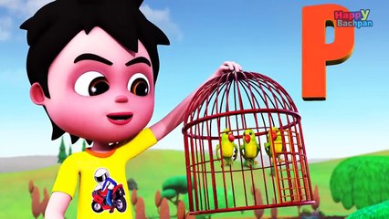 A For Apple B For Ball I Abcd Song I Abcd Rhymes I Abc Song Nursery Rhymes I Happy Bachpan