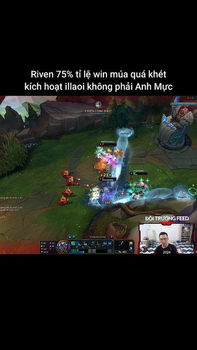 Riven múa quá khét kích hoạt illaoi không phải Anh Mực #riven #illaoi #lienminhhuyenthoai #leagueoflegends