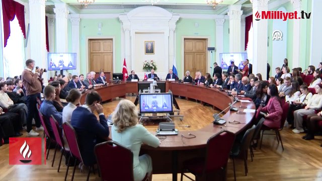 Numan Kurtulmuş, Rusya Dışişleri Bakanlığı Diplomasi Akademisi'nde konuştu