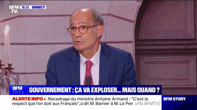 Recadrage d'Antoine Armand par Michel Barnier sur le RN: Il faut que les débats internes restent des débats internes , affirme Eric Woerth