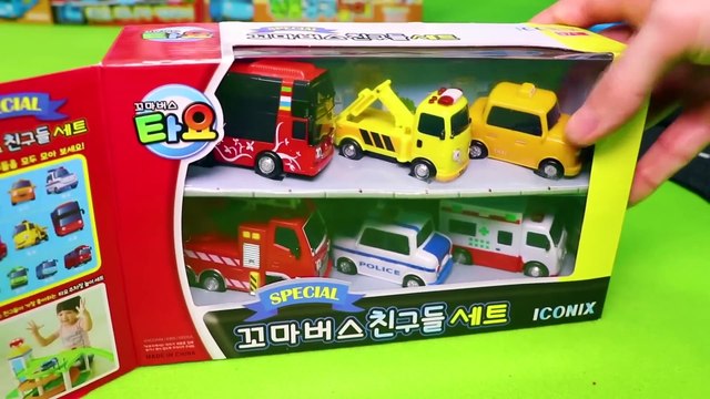 Tayo El Pequeño Autobús juguetes - Excavadora - Tayo the Little Bus Friends Toys cars for kids