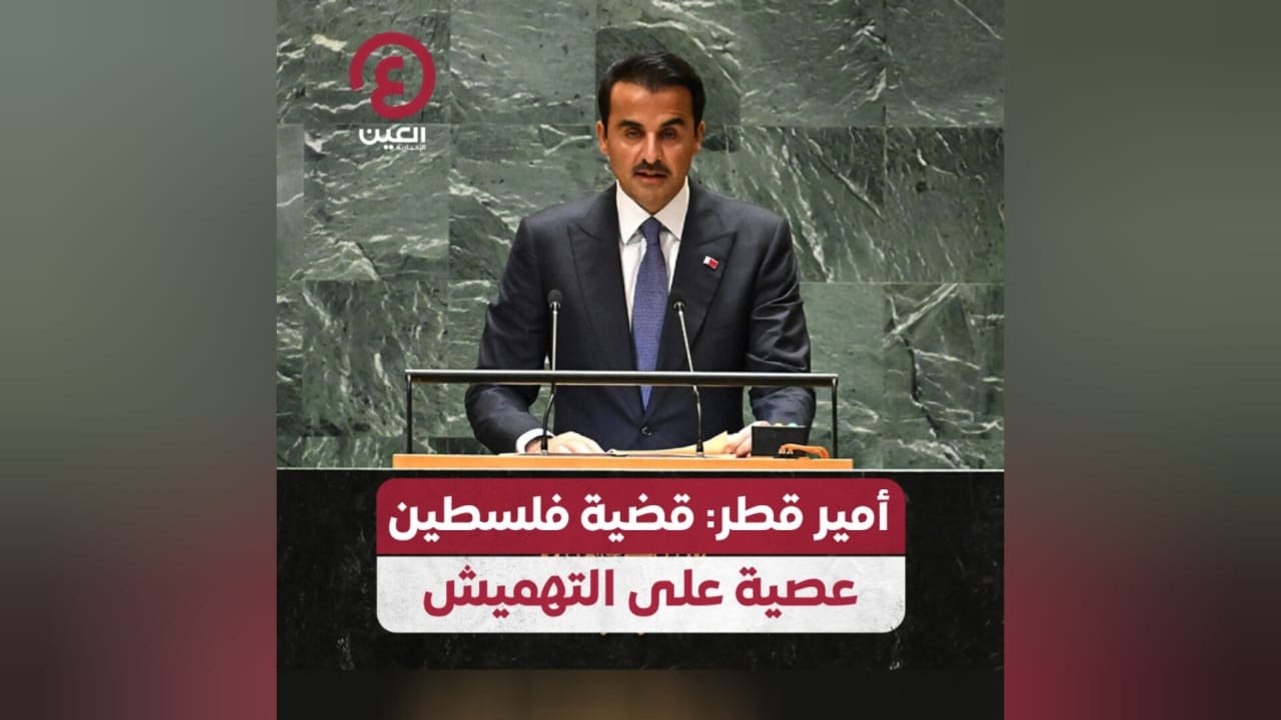 أمير قطر: قضية فلسطين عصية على التهميش