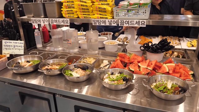 Only $15!! amazing Korean seafood buffet - Korean street food