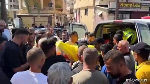 Nel sud del Libano i funerali di 11 persone uccise nel raid israeliano