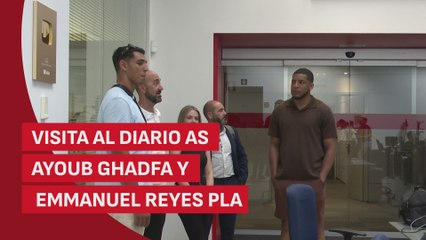 AYOUB GHADFA y EMMANUEL REYES PLA, MEDALLISTAS en los JJOO de PARÍS 2024, visitan AS