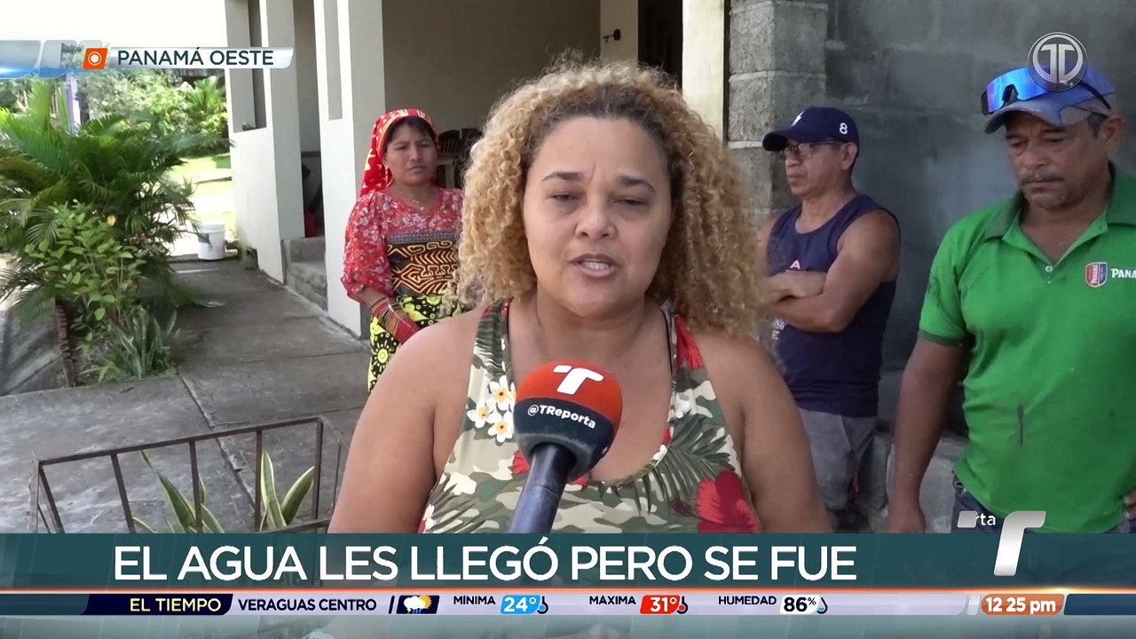 Residentes de barriada El Clavel de Arraiján denuncian problemas con suministro de agua