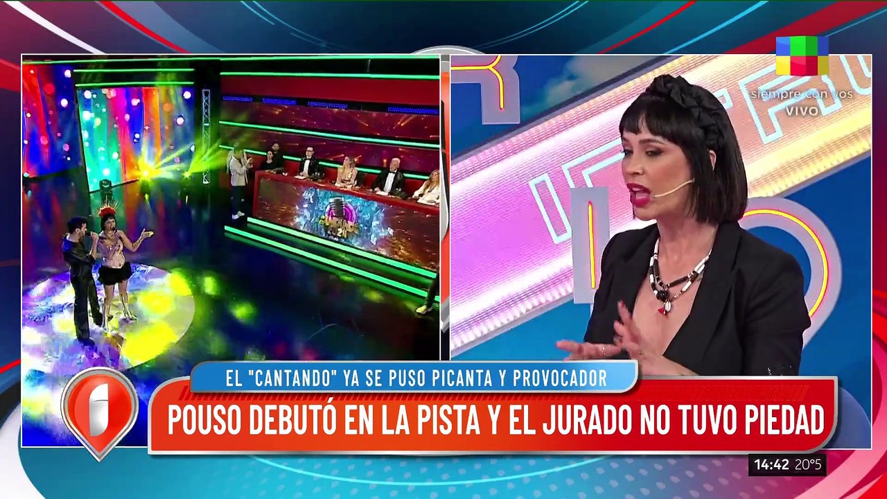 Josefina Pouso debutó en la pista del "Cantando 2024" y el jurado no tuvo piedad