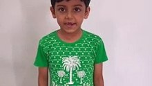 بالفيديو.. بعد وفاة والده وعودته لبلاده.. طفل هندي يعبّر عن حبه للمملكة بغناء النشيد الوطني السعودي