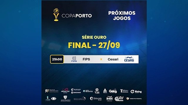 COPA PORTO 2024: finais da série ouro e prata será na sexta feira