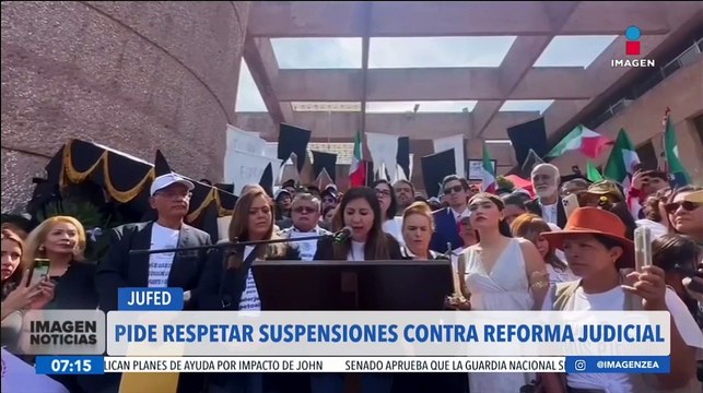Magistrados y jueces piden al INE respetar las suspensiones contra la reforma judicial