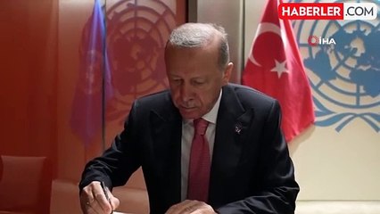 Cumhurbaşkanı Erdoğan, BM Genel Sekreteri Guterres ile Görüştü