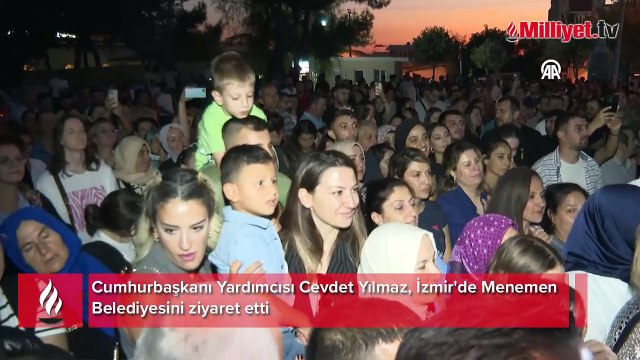 Cumhurbaşkanı Yardımcısı Yılmaz İzmir'de temaslarda bulundu! Yılmaz Menemen Belediyesini ziyaret etti
