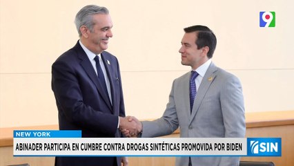 Abinader presente en cumbre global para amenazas de drogas sintéticas | Primera Emisión SIN