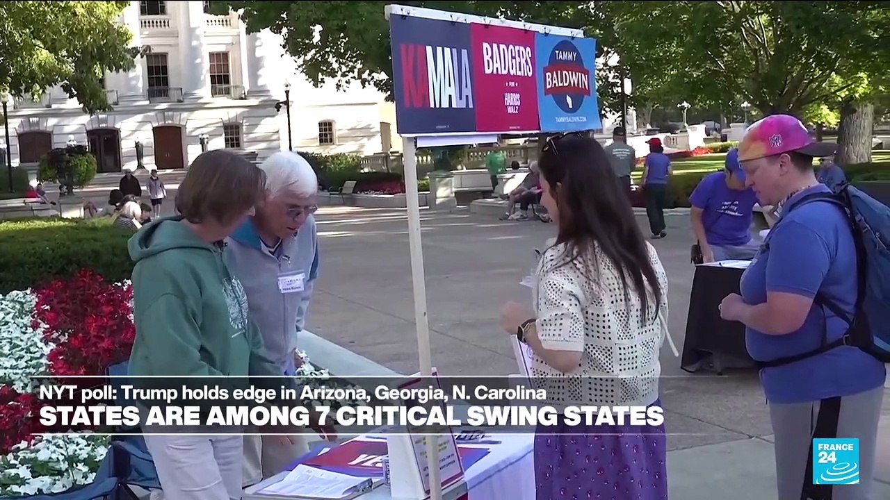 New York Times polls sees Trump ahead in three Sun Belt states