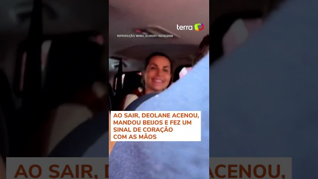 Deolane deixa presídio em Pernambuco, e fãs abrem espumante para comemorar soltura #shorts