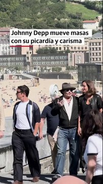 Johnny Depp en el Festival de Cine de San Sebastián 2024