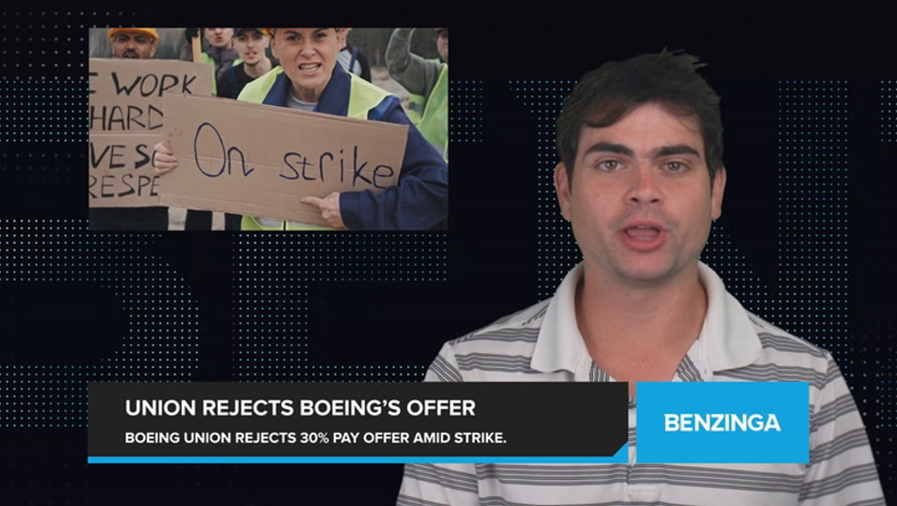 Boeing Union Rejects 'Best and Final' Pay Offer of 30% Wage Increase Amid Ongoing Strike.