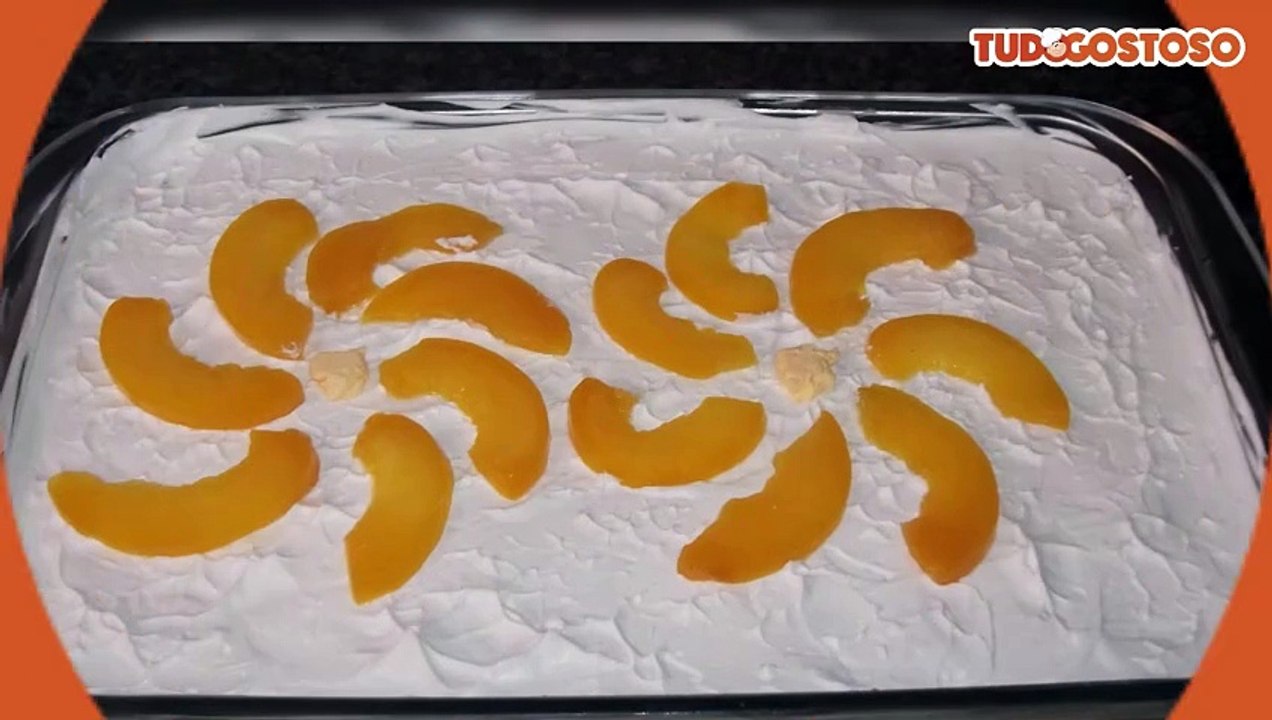 Pavê de pessego