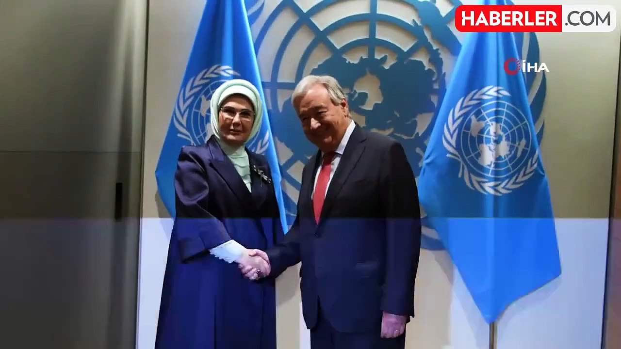 Emine Erdoğan Guterres'le görüştü: Gündem sıfır atık ve iklim krizi oldu