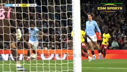 Manchester City vs Watford 2-1 Highlights & Goals | EFL Cup 2024 HD