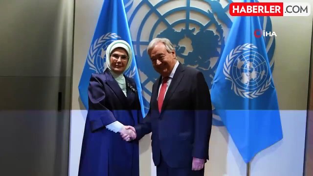 Emine Erdoğan Guterres'le görüştü: Gündem sıfır atık ve iklim krizi oldu
